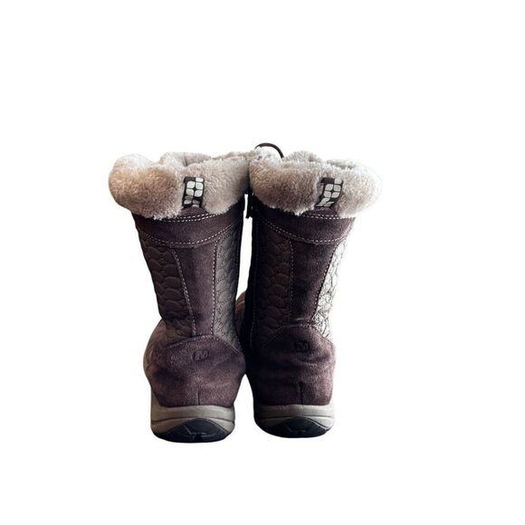 Merrell Kamori Mid Lace Up Snow Boot Fur Lined Suede Quilted Active Sport Sz 11 - Picture 3 of 8